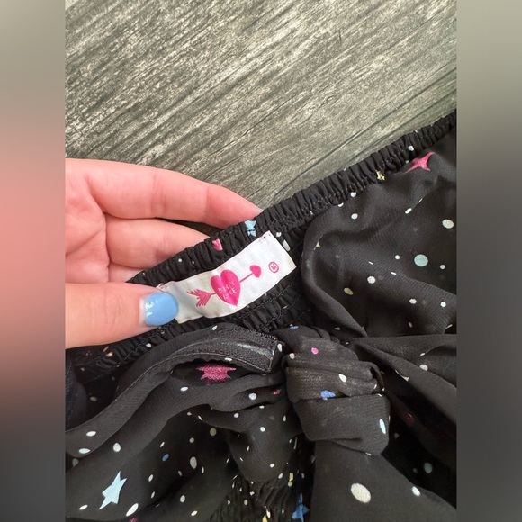 Buddylove black tie top - long sleeve - only worn for pics - Picture 6 of 9